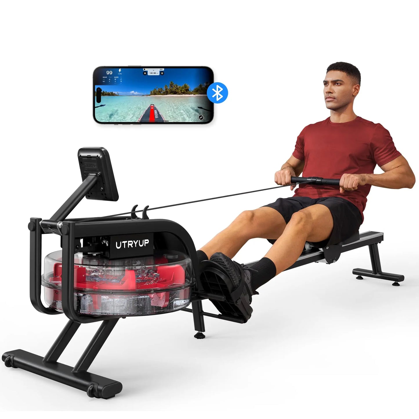 Rowing Machine – Compact, Foldable, Quiet Magnetic