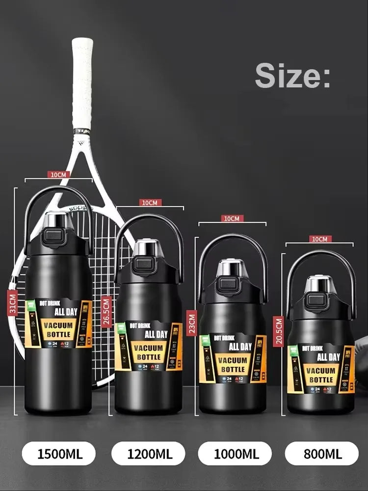 Insulated Water Bottle with Straw