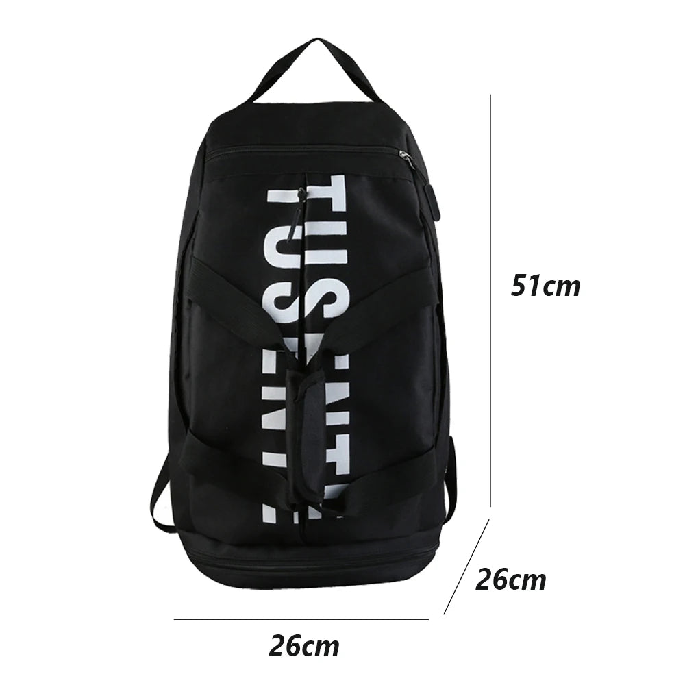 Multi-Functional Travel Backpack with Shoe Compartment