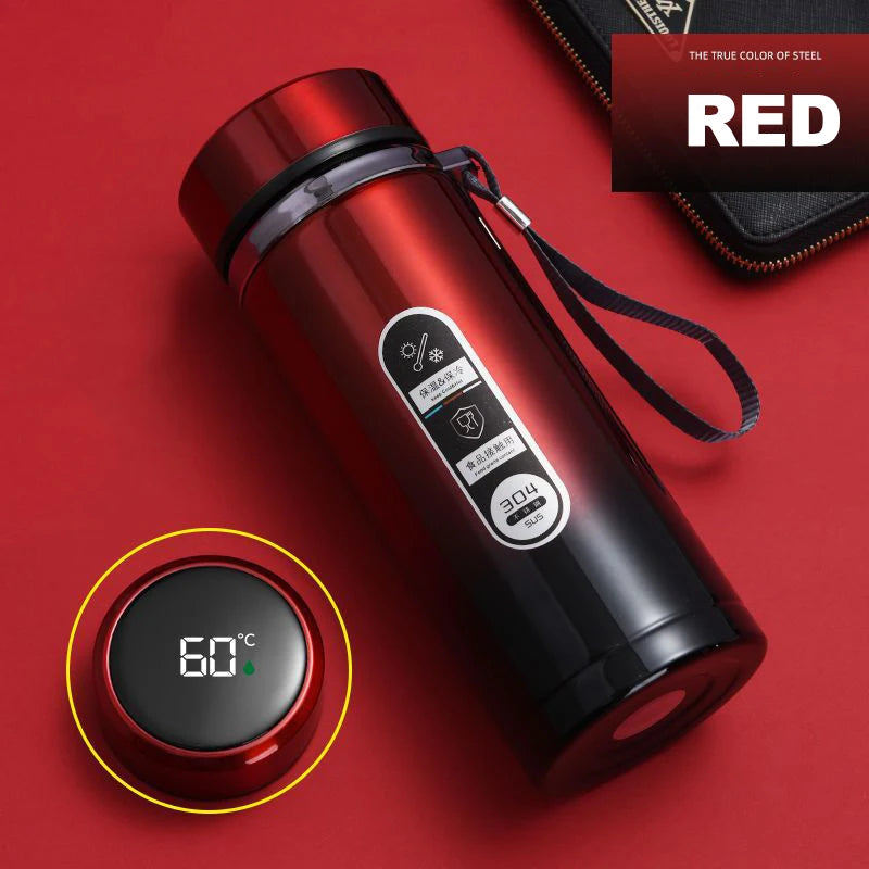 500ml-1 Liter Stainless Steel Thermos Bottle with LED Temperature Display
