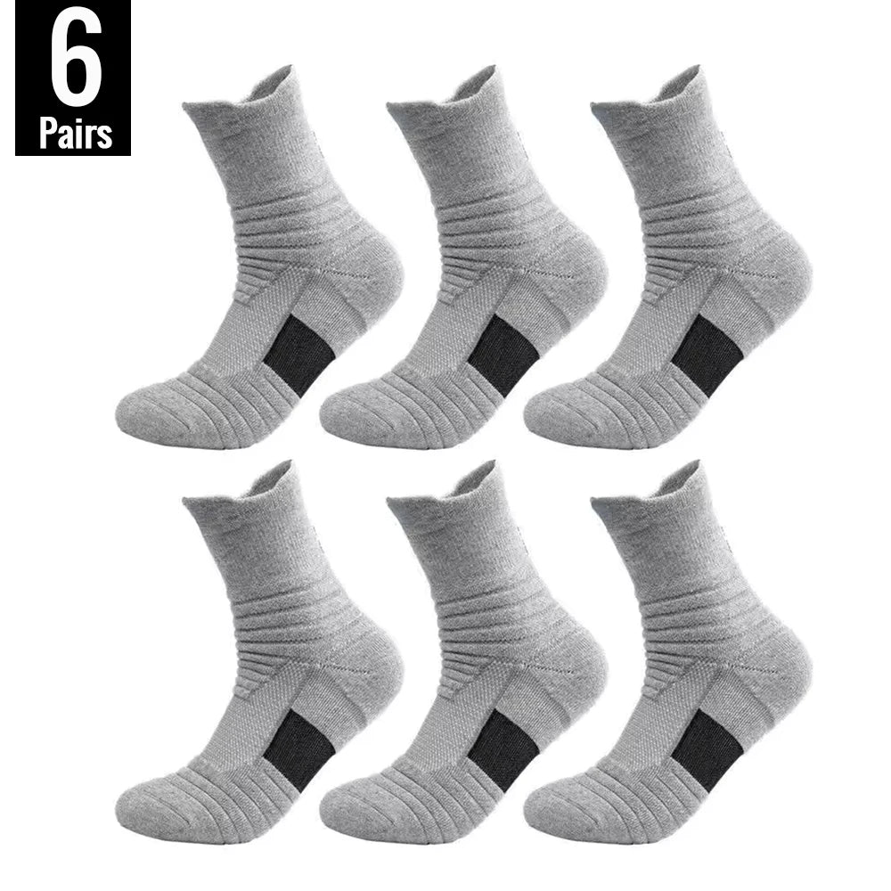 Unisex Sports Short Tube Socks – 6/3/1 Pairs