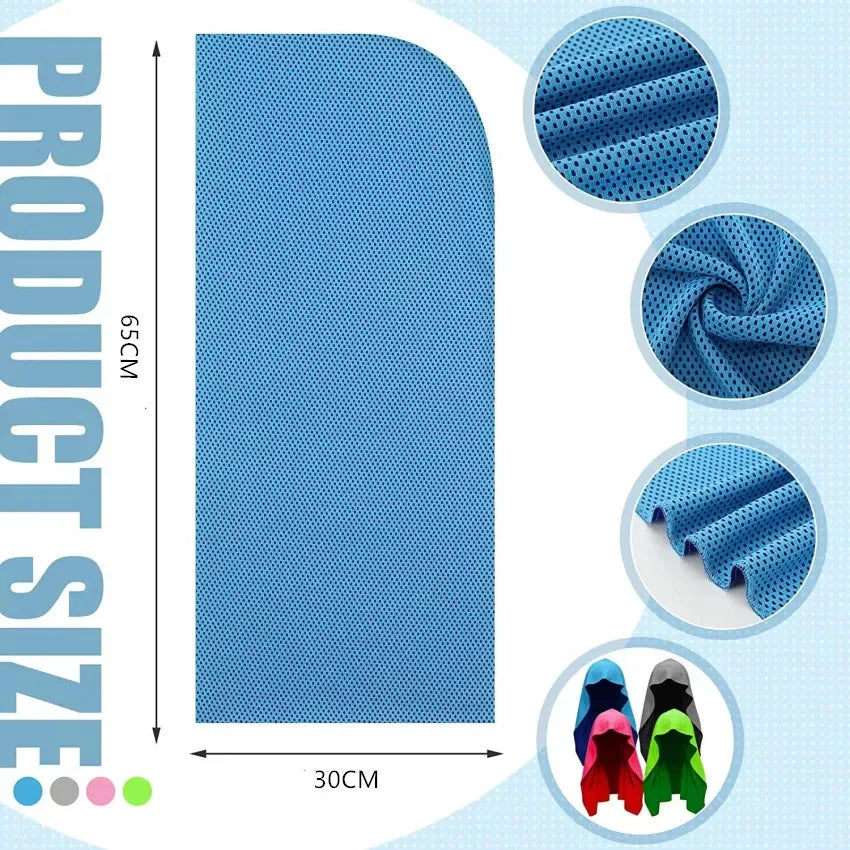Cooling Hoodie Towel Scarf