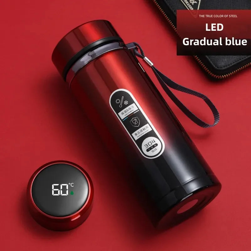 500ml-1 Liter Stainless Steel Thermos Bottle with LED Temperature Display
