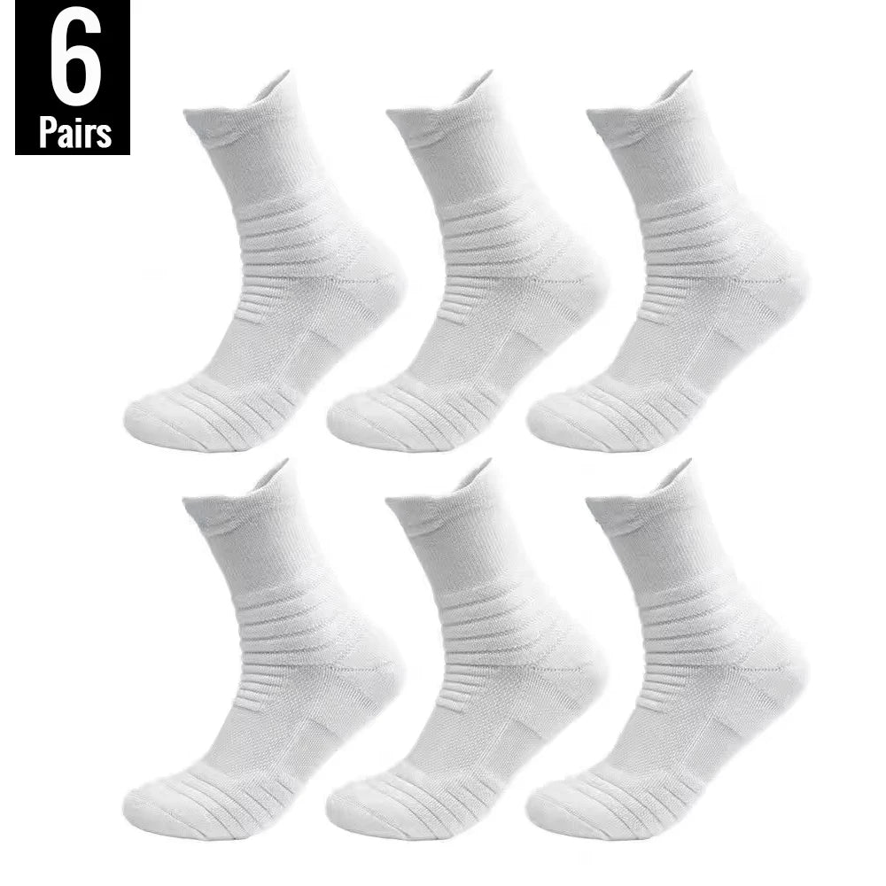 Unisex Sports Short Tube Socks – 6/3/1 Pairs