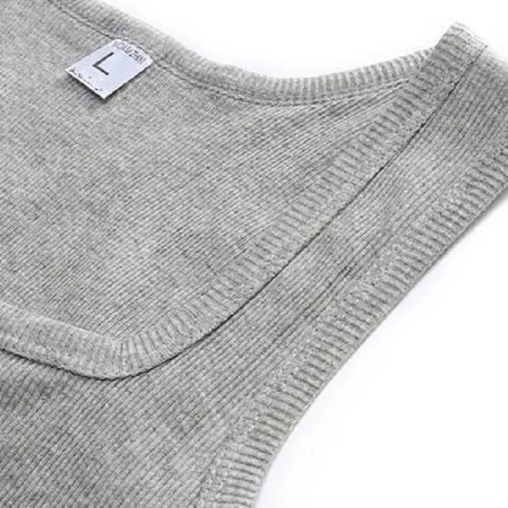 Sleeveless Cotton T-Shirt