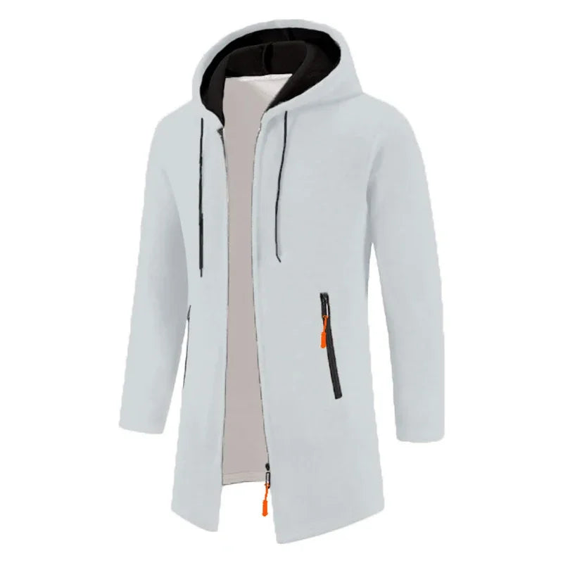 Men’s Winter Hoodie – Zip-Up Oversized Sweatshirt
