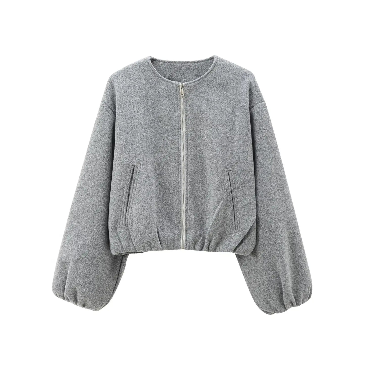 Women’s Zipper Bomber Jacket