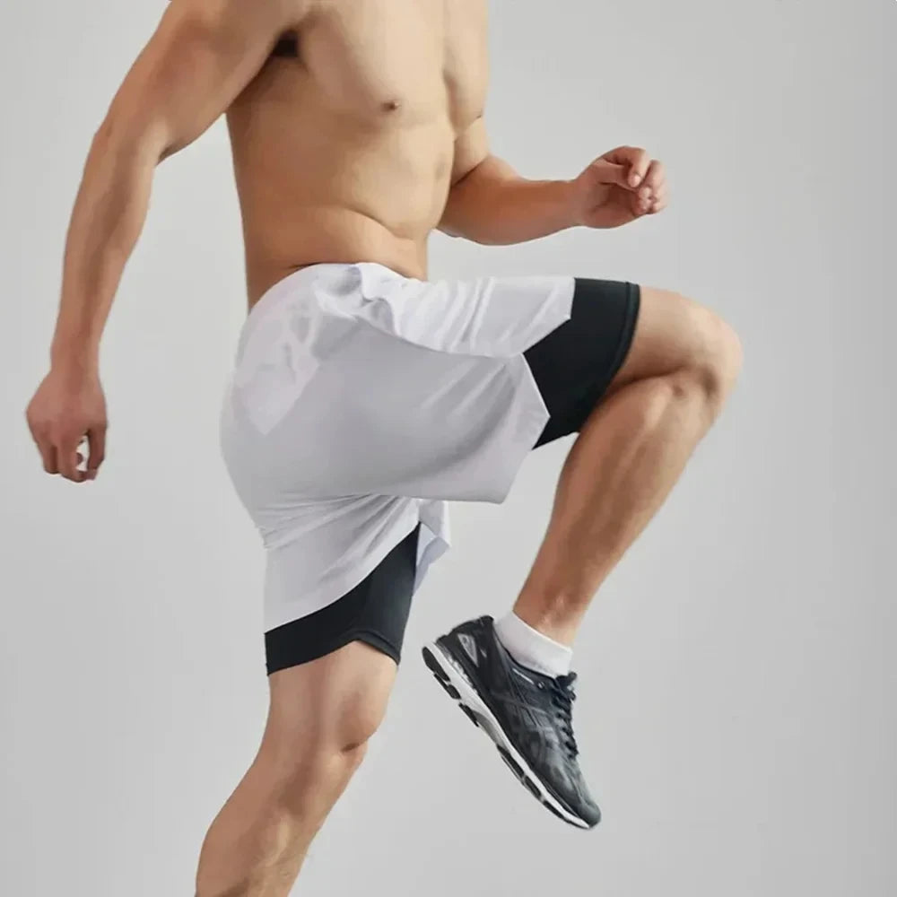Double-Layer Running Shorts
