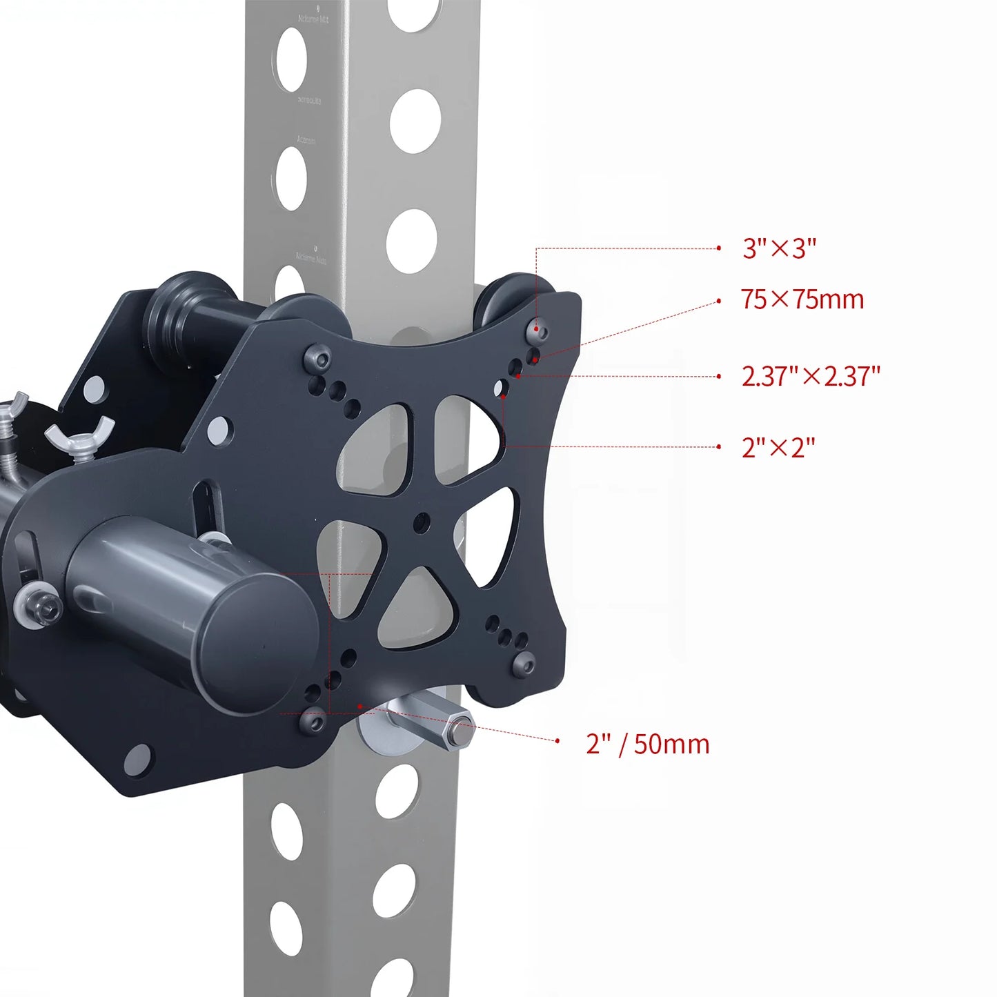 Power Rack Pulley System for Cable Crossover, Squat & Bench Press (Fits 1"/2" Barbells)