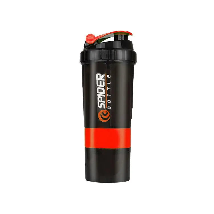 Multi-Layer Shaker Cup | 3-in-1 Protein Bottle for Gym & Bodybuilding