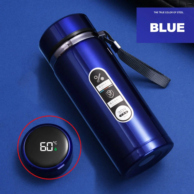 500ml-1 Liter Stainless Steel Thermos Bottle with LED Temperature Display