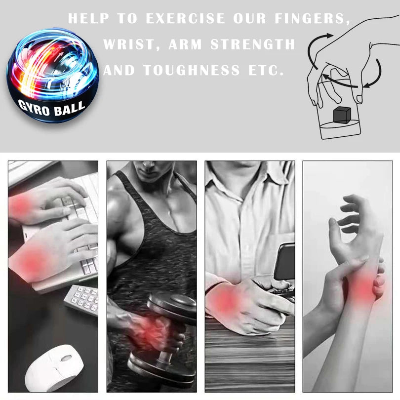 Gyro-Powerball Forearm Exerciser