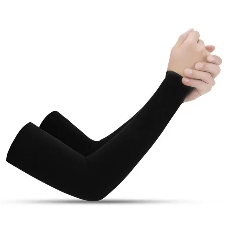 1 Pair UV Protection Cooling Arm Sleeves for Outdoor Sports