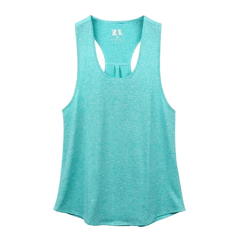 Women’s Sleeveless Racerback Yoga Tank-Top