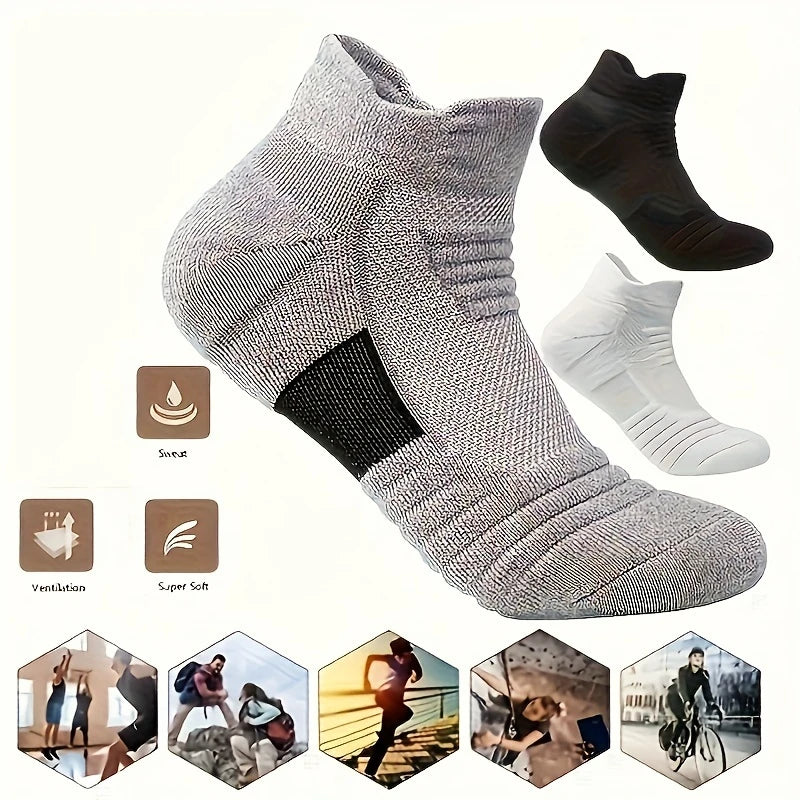 Unisex Sports Short Tube Socks – 6/3/1 Pairs