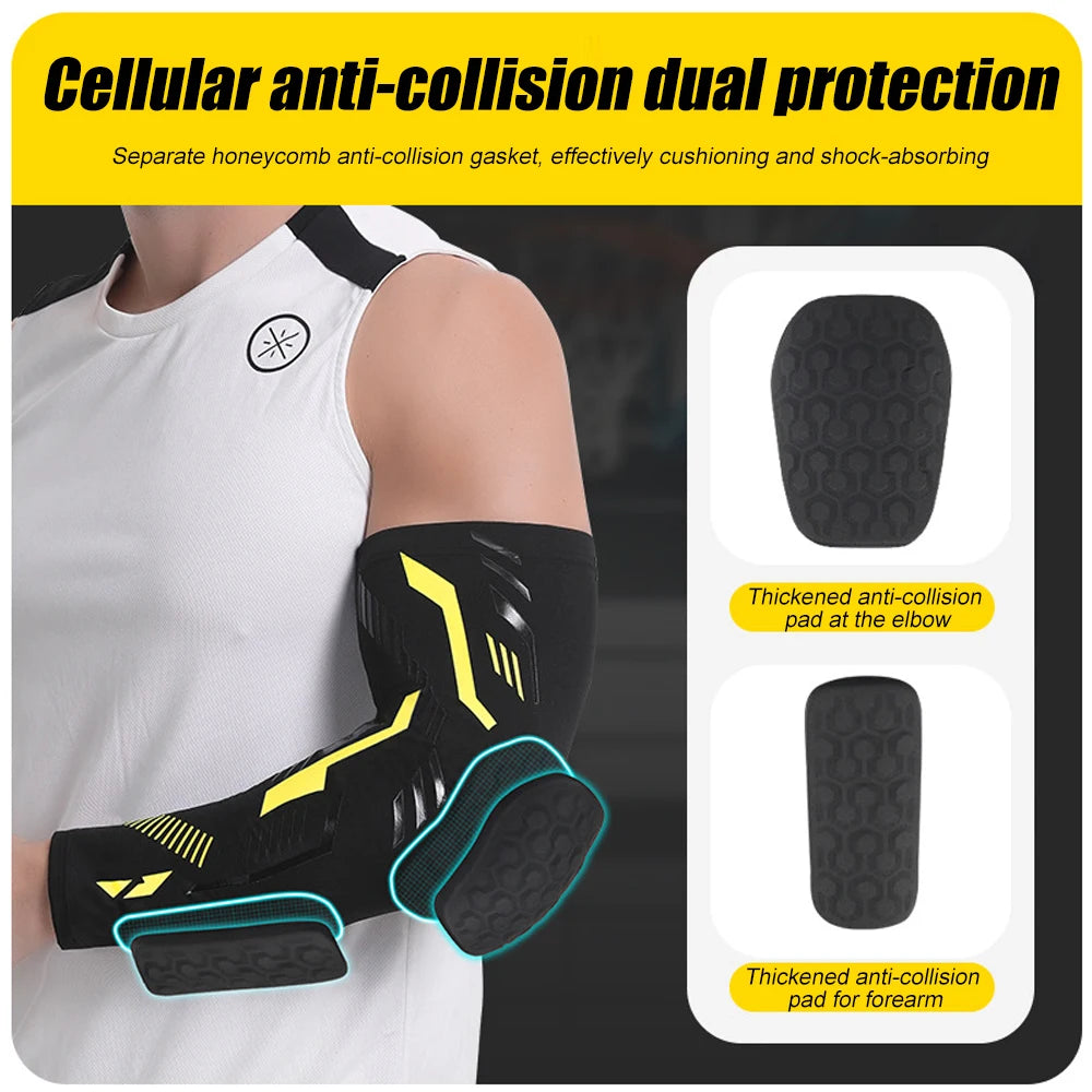 1 Pc Sports Arm Sleeve with Elbow Pad