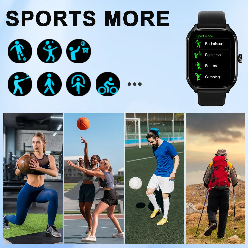 New Model Smartwatch Dial to Answer Calls Calorie Tracking
