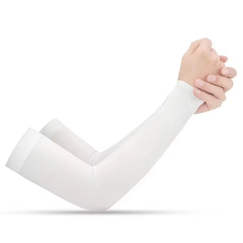 1 Pair UV Protection Cooling Arm Sleeves for Outdoor Sports