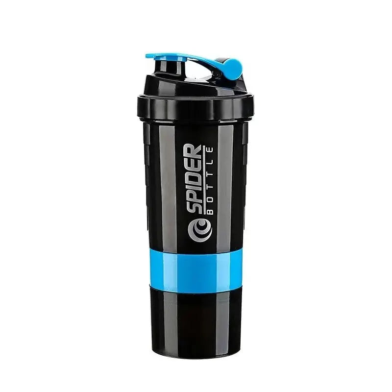 Multi-Layer Shaker Cup | 3-in-1 Protein Bottle for Gym & Bodybuilding
