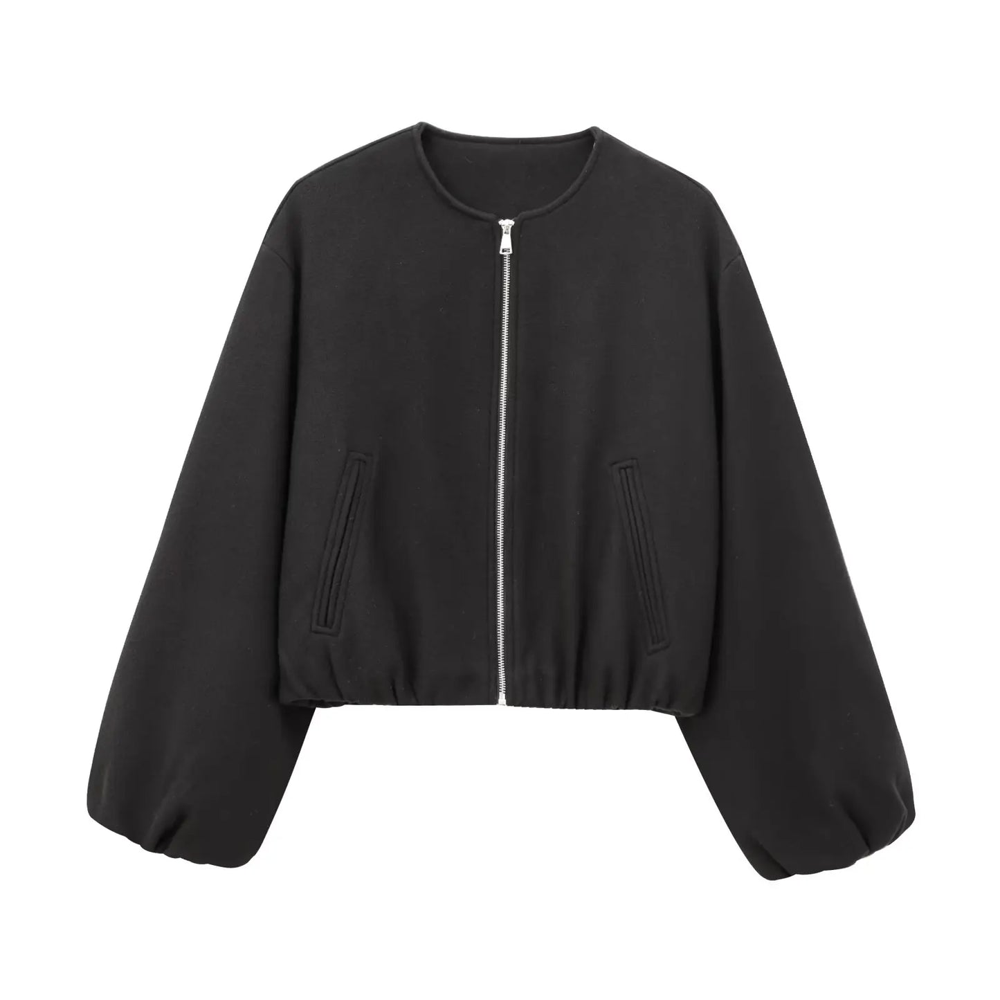 Women’s Zipper Bomber Jacket