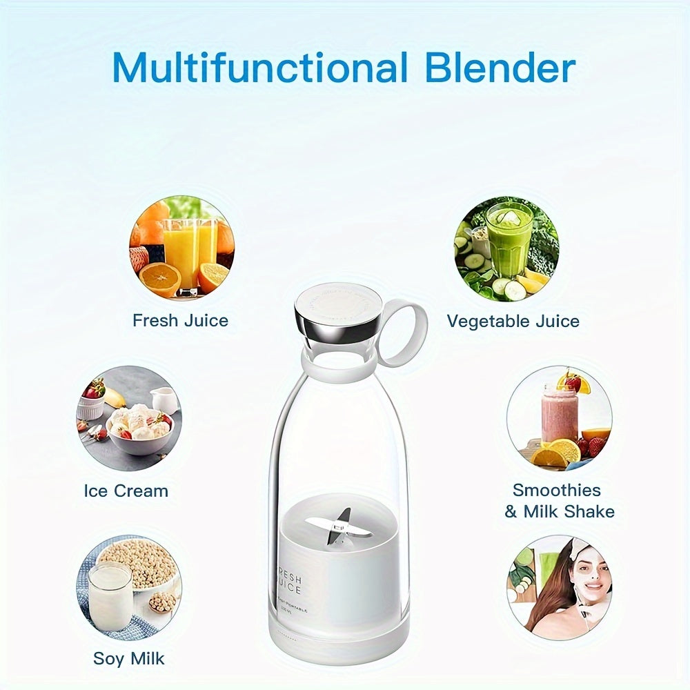 Portable Electric Wireless Mini Fruit Blender Juicer