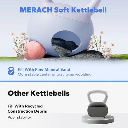 Soft Kettlebell with Wide Non-Slip Handle – Sand Filled