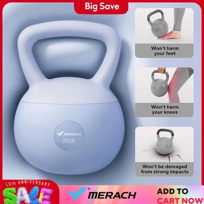 Soft Kettlebell with Wide Non-Slip Handle – Sand Filled