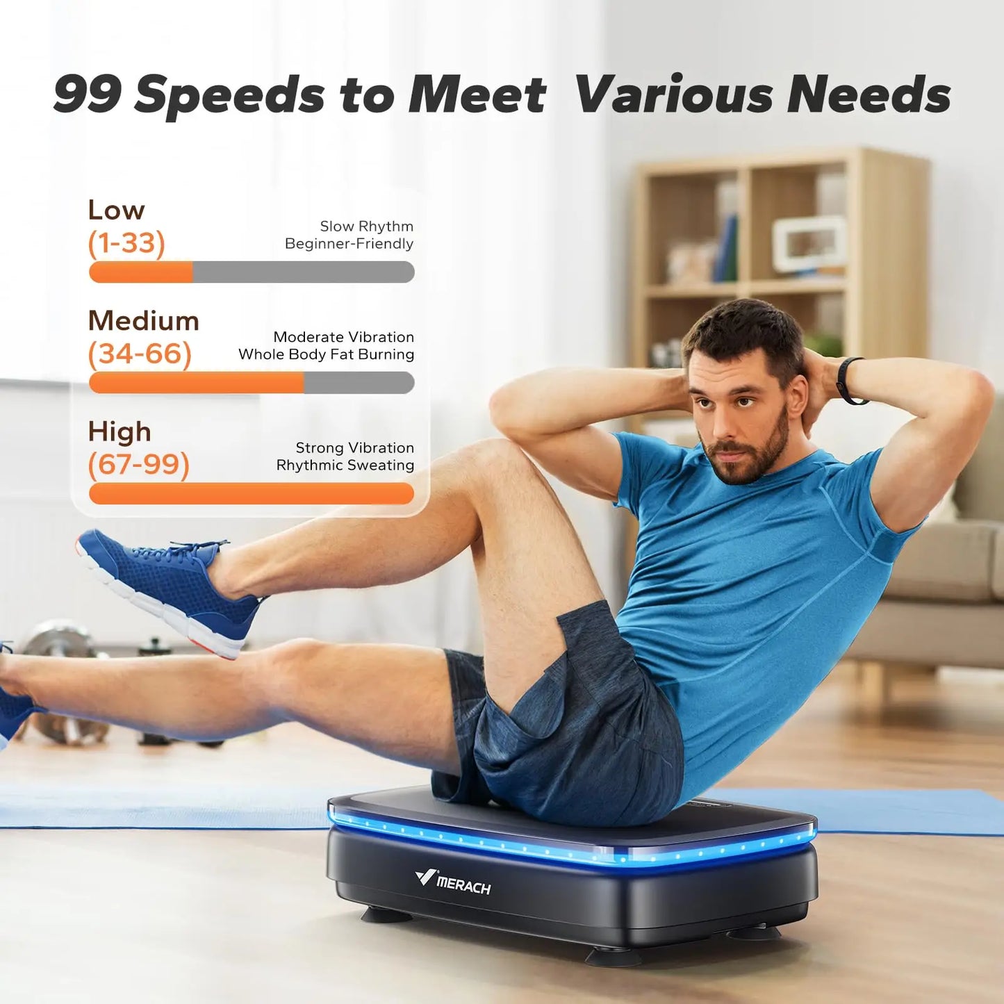 Vibration Plate Exercise Machine