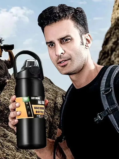 Insulated Water Bottle with Straw