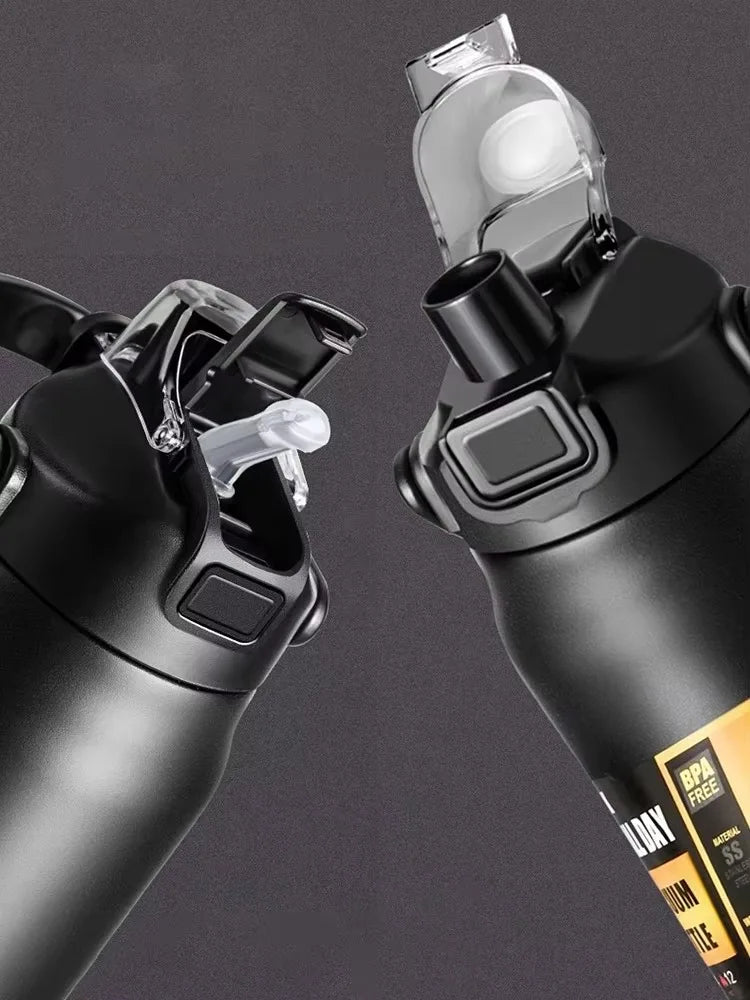 Insulated Water Bottle with Straw