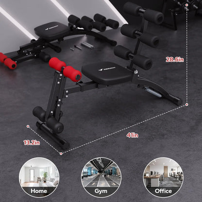 Multi-Functional Adjustable Ab Trainer Workout Bench
