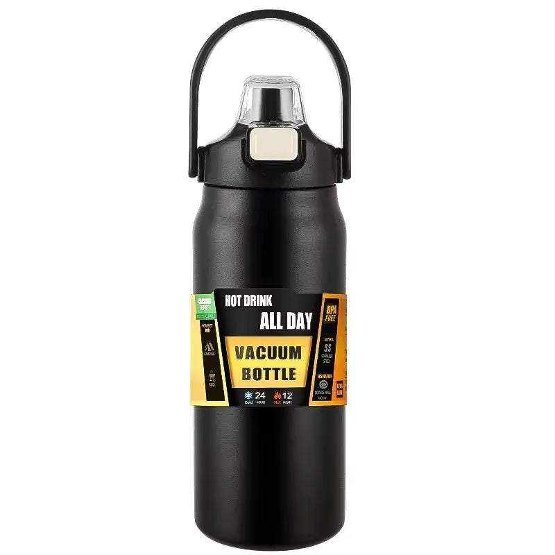 Insulated Water Bottle with Straw