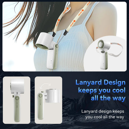 Portable Mini Fan with Adjustable Speeds