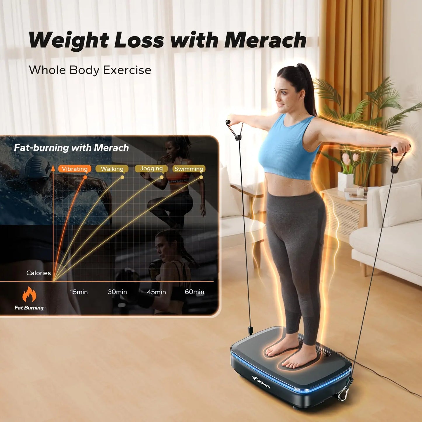 Vibration Plate Exercise Machine