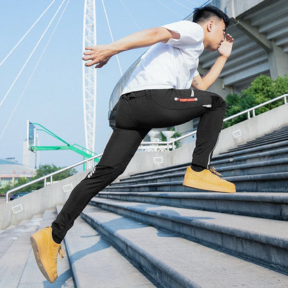 High-Quality, High-Elasticity Reflective Sports Trousers for Spring & Summer