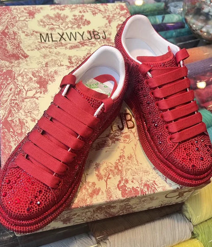 Red Diamond Fashion Sneakers