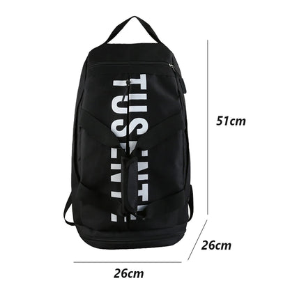 Multi-Functional Travel Backpack with Shoe Compartment