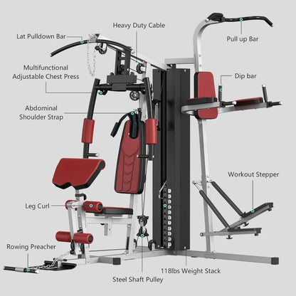 Multifunctional Home Gym Workout Station