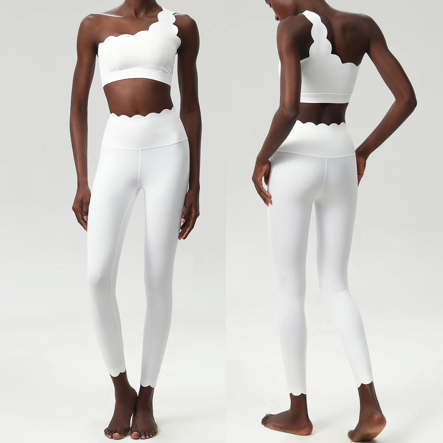 Women's Stretchy Buttery Soft Gym Outfit – 1 Set
