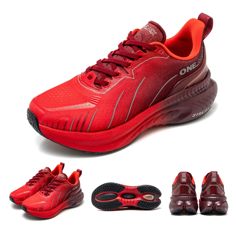 New Cushioning Running Shoes For Men Suitable Heavy Runners Lace Up
