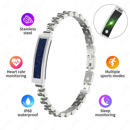 New Smartwatch & Fitness Bracelet – Waterproof Pedometer