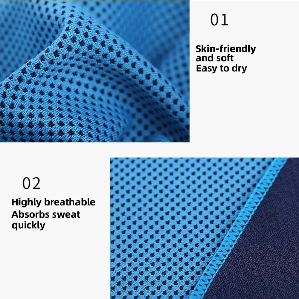 Cooling Towel with Silicone Case for Fitness