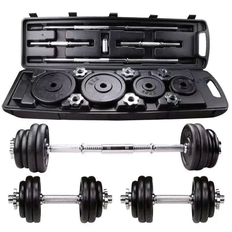 10kg–30kg Adjustable Cast Iron Dumbbell Set