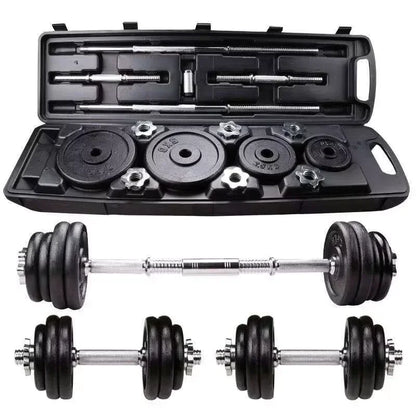10kg–30kg Adjustable Cast Iron Dumbbell Set