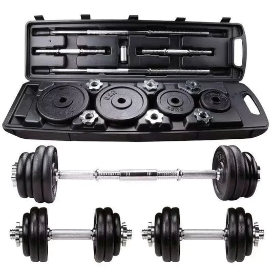 10kg–30kg Adjustable Cast Iron Dumbbell Set