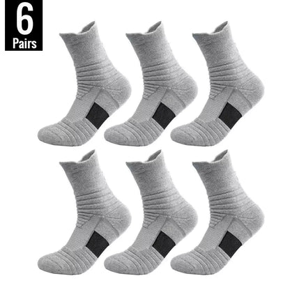 Unisex Sports Short Tube Socks – 6/3/1 Pairs