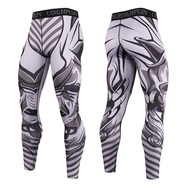 Quick-Dry Sports Tights for Gym, Workout & Jogging