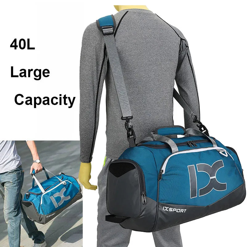Waterproof Wet/Dry Sports Duffel with Shoe Compartment