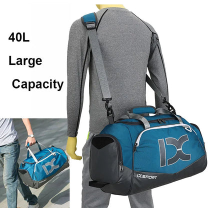 Waterproof Wet/Dry Sports Duffel with Shoe Compartment