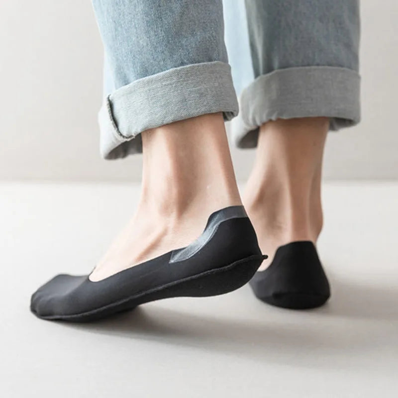 Men’s No-Show Socks – Ultra-Thin Ice Silk Cotton Socks